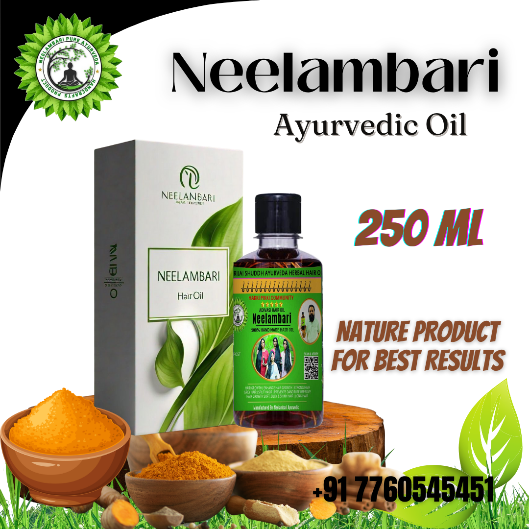 🔻250 ml Adivasi Neelambari Herbal  hair oil